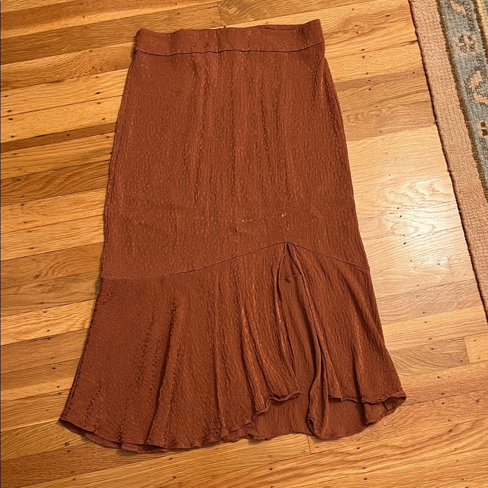 Madewell Rust Midi Skirt - Picture 8 of 13